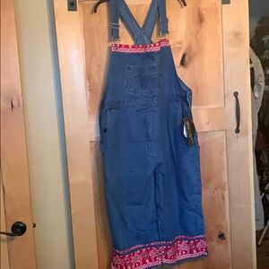 Denim overalls